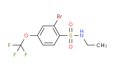 CAS No. 957062-74-7, 2-Bromo-N-ethyl-4-(trifluoromethoxy)benzenesulfonamide