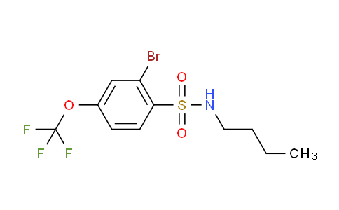 CAS No. 957062-76-9, 2-bromo-N-butyl-4-(trifluoromethoxy)benzenesulfonamide