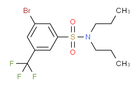 CAS No. 957062-78-1, 3-bromo-N,N-dipropyl-5-(trifluoromethyl)benzenesulfonamide