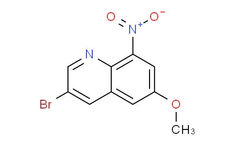 CAS No. 95836-48-9, 3-Bromo-6-methoxy-8-nitroquinoline