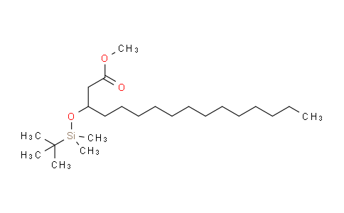 CAS No. 959109-46-7, methyl 3-[tert-butyl(dimethyl)silyl]oxyhexadecanoate