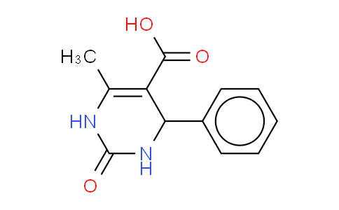 CAS No. 60750-37-0, 1,2,3,4-Tetrahydro-6-methyl-2-oxo-4-phenyl-5-pyrimidinecarboxylic?acid