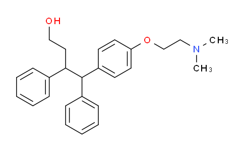 CAS No. 97151-03-6, 4-[4-[2-(dimethylamino)ethoxy]phenyl]-3,4-diphenyl-1-butanol