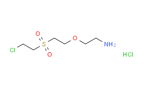 CAS No. 98231-71-1, 2-[2-(2-Chloroethyl)sulfonyl]ethoxyethanamine hydrochloride