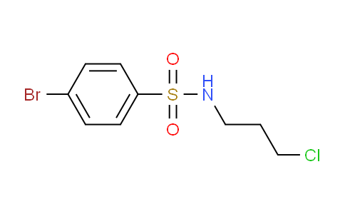 CAS No. 98768-71-9, 4-Bromo-N-(3-chloropropyl)benzenesulfonamide