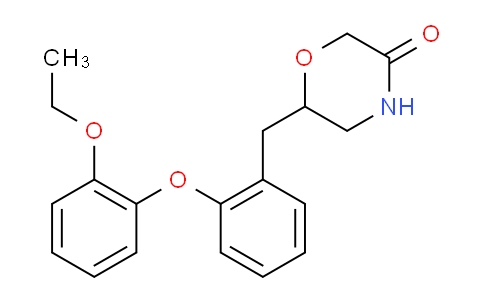 CAS No. 98769-79-0, 6-[[2-(2-ethoxyphenoxy)phenyl]methyl]morpholin-3-one