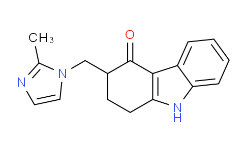 CAS No. 99614-14-9, 3-((2-Methyl-1H-imidazol-1-yl)methyl)-2,3-dihydro-1H-carbazol-4(9H)-one