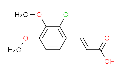 CAS No. 99854-17-8, 3-(2-Chloro-3,4-dimethoxyphenyl)acrylic acid