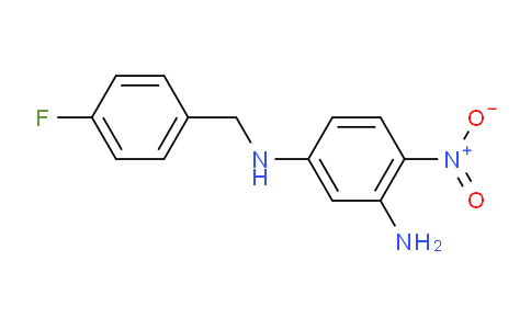 CAS No. 1263404-74-5, N1-(4-Fluorobenzyl)-4-nitrobenzene-1,3-diamine