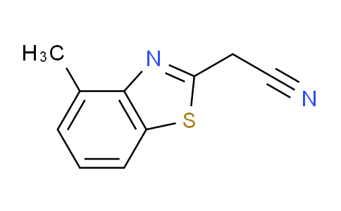 CAS No. 157764-01-7, 2-(4-Methylbenzo[d]thiazol-2-yl)acetonitrile