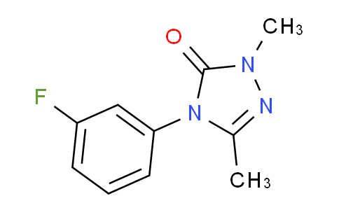 CAS No. 860786-18-1, 4-(3-Fluorophenyl)-1,3-dimethyl-1H-1,2,4-triazol-5(4H)-one