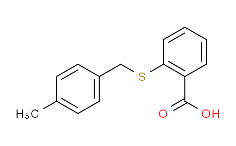 CAS No. 104351-51-1, 2-[(4-Methylbenzyl)sulfanyl]benzenecarboxylic acid