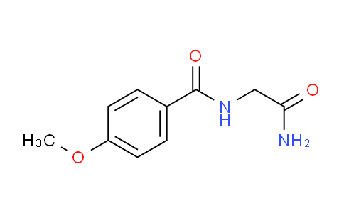 CAS No. 143153-70-2, N-(2-Amino-2-oxoethyl)-4-methoxybenzamide