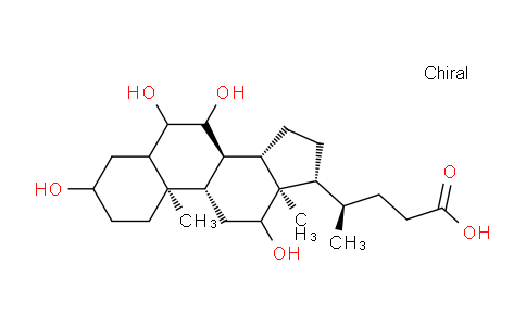 CAS No. 63266-88-6, 3,6,7,12-Tetrahydroxy-cholanic acid