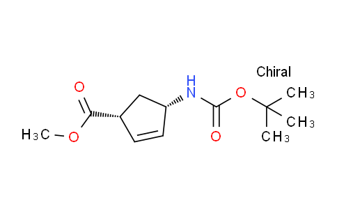 CAS No. 251326-99-5, (1R-4S)-4-[[(1,1-dimethylethoxy)carbonyl]amino]- 2-Cyclopentene-1-carboxylic acid methyl ester