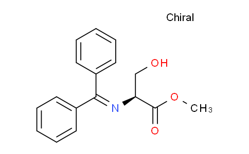 CAS No. 133157-01-4, (S)-Methyl 2-(diphenylmethyleneamino)-3-hydroxypropanoate