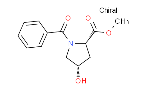 CAS No. 120806-96-4, (2S,4S)-Methyl 1-benzoyl-4-hydroxypyrrolidine-2-carboxylate