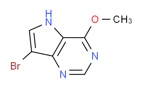 CAS No. 299916-83-9, 7-Bromo-4-methoxy-5H-pyrrolo[3,2-d]pyrimidine