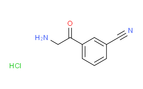 CAS No. 50916-56-8, 3-(2-Aminoacetyl)benzonitrile hydrochloride