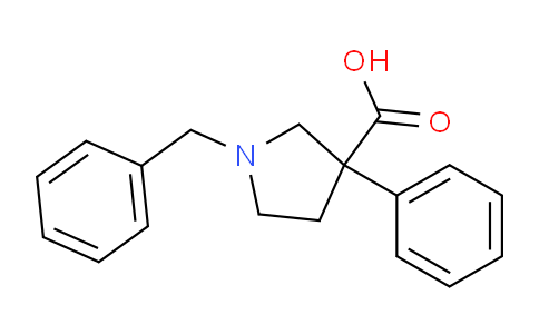 CAS No. 124562-91-0, 1-Benzyl-3-phenylpyrrolidine-3-carboxylic acid