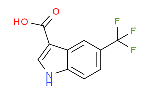 CAS No. 948579-72-4, 5-(Trifluoromethyl)-1H-indole-3-carboxylic acid