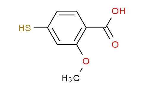 CAS No. 95420-72-7, 4-Mercapto-2-methoxy-benzoic acid