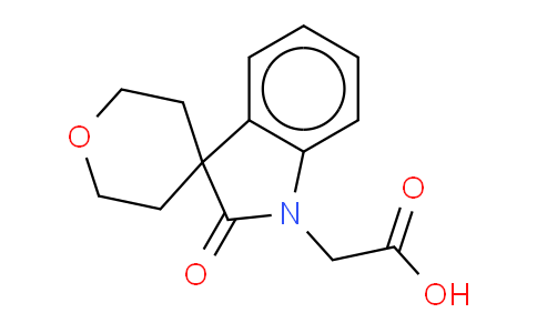 CAS No. 880079-26-5, (2-oxo-2&#39,3&#39,5&#39,6&#39-tetrahydrospiro[indole-3,4&#39-pyran]-2(1H)-yl)acetic acid