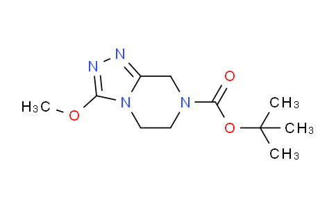 CAS No. 723286-81-5, tert-Butyl 3-methoxy-5,6-dihydro-[1,2,4]triazolo[4,3-a]pyrazine-7(8H)-carboxylate