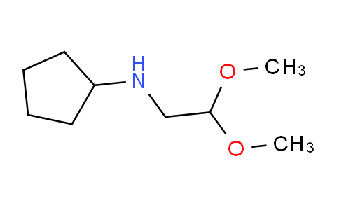 CAS No. 1178045-91-4, N-(2,2-dimethoxyethyl)cyclopentanamine