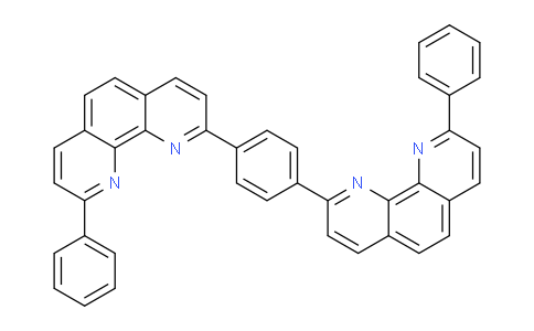 CAS No. 767319-03-9, 1,4-bis(9-phenyl-1,10-phenanthroliN-2-yl)benzene