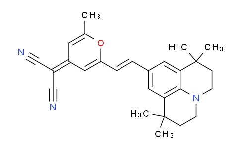 CAS No. 159788-00-8, (E)-2-(2-Methyl-6-(2-(1,1,7,7-tetramethyl-1,2,3,5,6,7-hexahydropyrido[3,2,1-ij]quinolin-9-yl)vinyl)-4H-pyran-4-ylidene)malononitrile