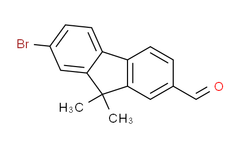 CAS No. 944940-90-3, 7-Bromo-9,9-dimethyl-9H-fluorene-2-carbaldehyde