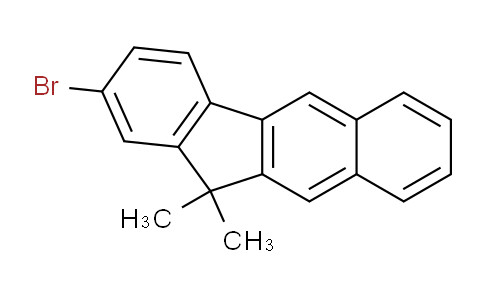 CAS No. 1198396-39-2, 2-Bromo-11,11-dimethyl-11H-benzo[b]fluorene