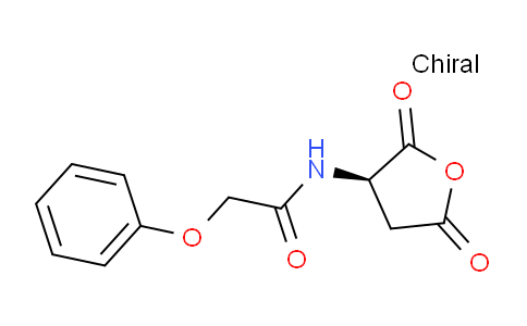 CAS No. 4515-22-4, (R)-N-(2,5-dioxotetrahydrofuran-3-yl)-2-phenoxyacetamide