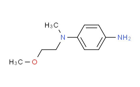 CAS No. 134923-62-9, N1-(2-methoxyethyl)-N1-methylbenzene-1,4-diamine