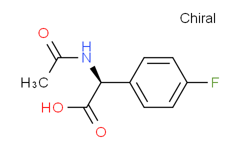 CAS No. 136815-01-5, (S)-2-Acetamido-2-(4-fluorophenyl)acetic acid