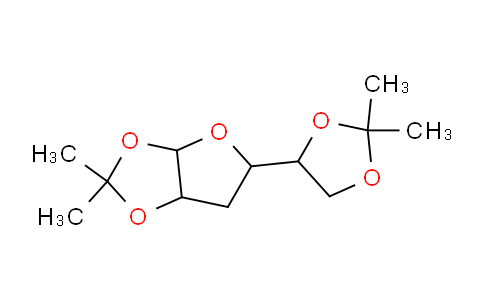 CAS No. 4613-62-1, 5-(2,2-Dimethyl-1,3-dioxolan-4-yl)-2,2-dimethyl-3a,5,6,6a-tetrahydrofuro[2,3-d][1,3]dioxole
