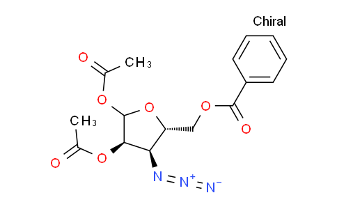CAS No. 215176-56-0, 1,2-Di-O-acetyl-3-azido-3-deoxy-5-O-benzoyl-D-ribofuranose
