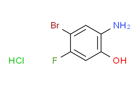 CAS No. 1037298-12-6, 2-Amino-4-bromo-5-fluorophenol hydrochloride