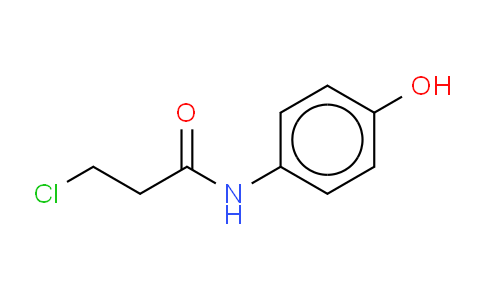 CAS No. 19314-10-4, 3-Chloro-n-(4-hydroxyphenyl)propionamide