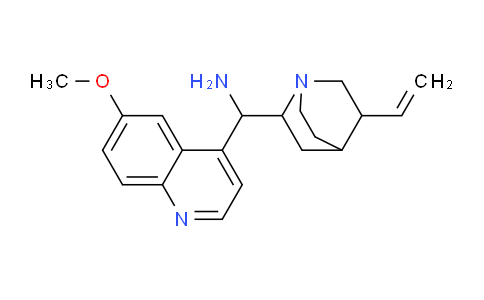 CAS No. 852913-53-2, (6-Methoxy-4-quinolyl)-(5-vinylquinuclidin-2-yl)methanamine