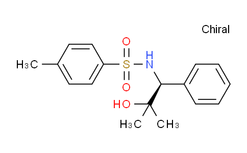 CAS No. 627534-43-4, (S)-N-(2-Hydroxy-2-methyl-1-phenylpropyl)-4-methylbenzenesulfonamide