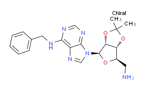 CAS No. 1010855-46-5, N-Benzyl-5'-amino-2'-O,3'-O-isopropylidene-5'-deoxyadenosine