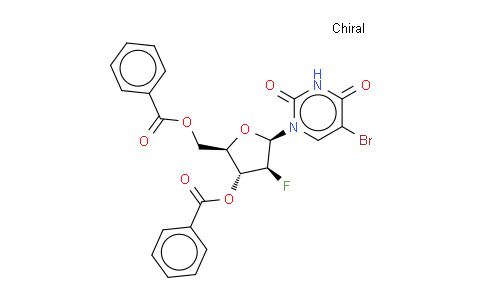 CAS No. 213136-12-0, 5-Bromo-3',5'-bis-O-benzoyl-2'-deoxy-2'-fluoro-beta-D-arabinouridine