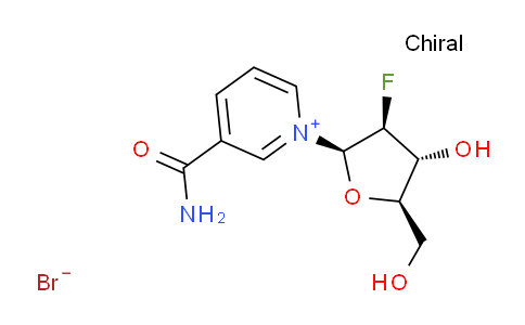 CAS No. 133473-74-2, 3-(Aminocarbonyl)-1-(2-deoxy-2-fluoro-beta-D-arabinofuranosyl)pyridinium bromide