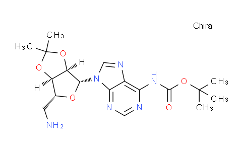 CAS No. 873556-45-7, 5'-amino-5'-deoxy-N-[(1,1-dimethylethoxy)carbonyl]-2',3'-O-(1-methylethylidene)-Adenosine