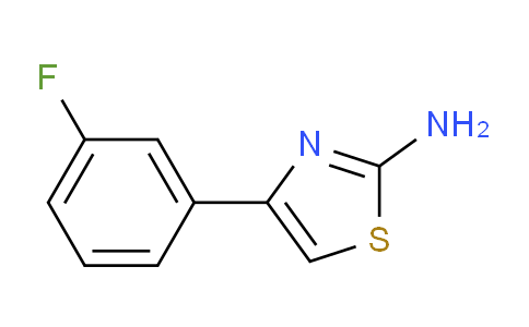CAS No. 446065-20-9, 4-(3-Fluoro-phenyl)-thiazol- 2-ylamine