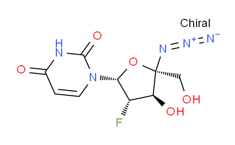 CAS No. 173379-73-2, 1-[(2R,3S,4R,5R)-5-azido-3-fluoro-4-hydroxy-5-(hydroxymethyl)oxolan-2-yl]pyrimidine-2,4-dione