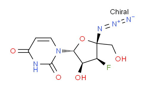 CAS No. 1365258-17-8, 4'-C-azido-3'-deoxy-3'-fluoro-Uridine