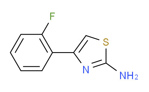 CAS No. 145029-82-9, 4-(2-Fluoro-phenyl)-thiazol- 2-ylamine